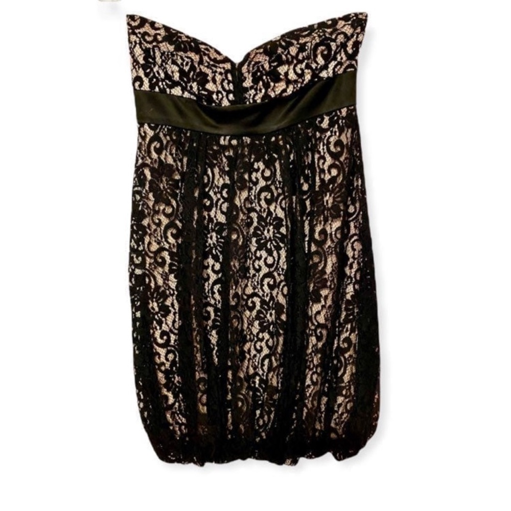 Marciano Strapless Lace Party Dress Size Small
